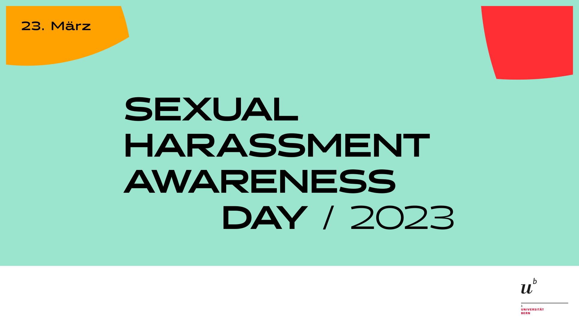 23. März 2023 - Nationaler Tag gegen sexuelle Belästigung an Hochschulen